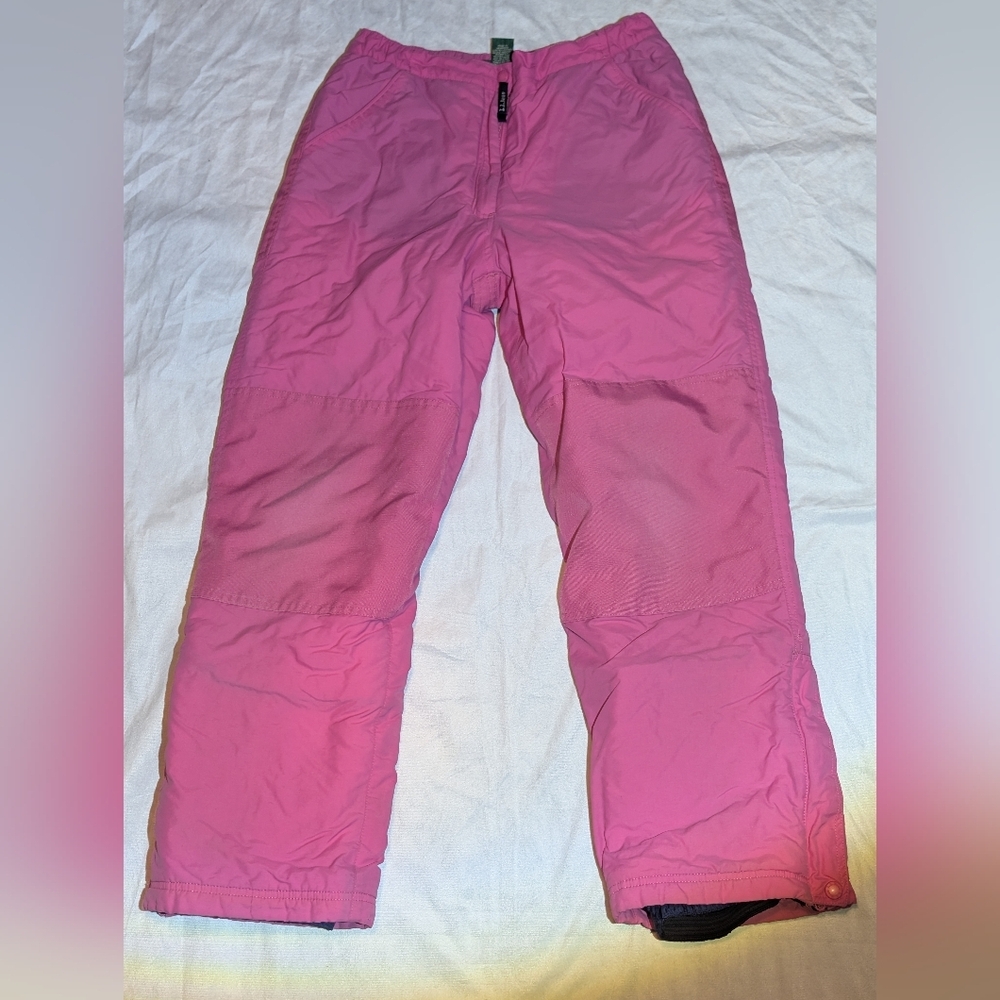 Vintage L.L. Bean Insulated Enforced Nylon Snowpants Girls Size 16